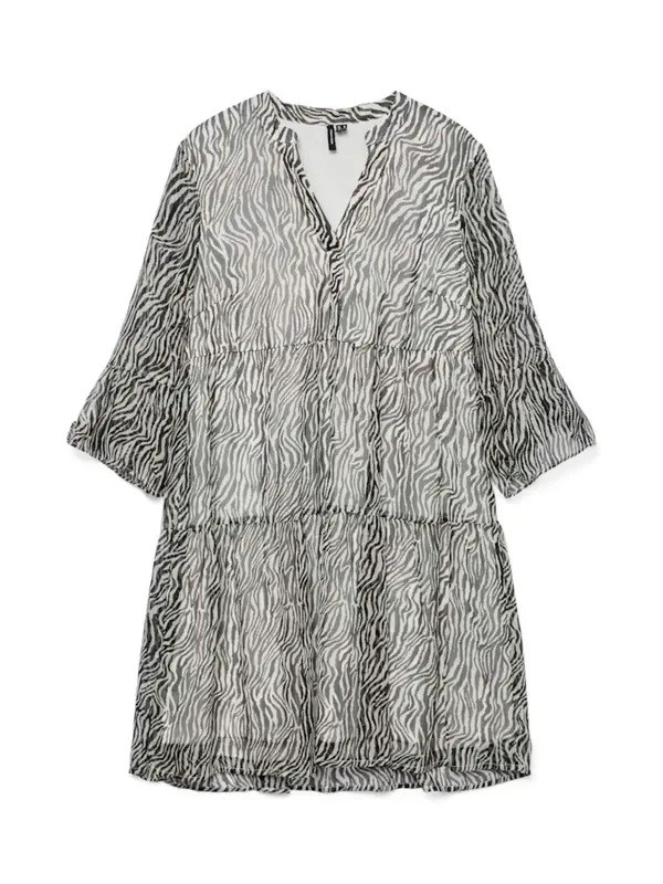 VERO MODA VERO MODA Obleka 'VMSMILLA'  črna / bela