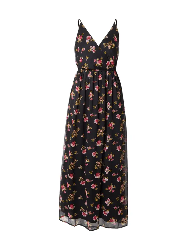 VERO MODA VERO MODA Obleka 'VMSMILLA'  oliva / staro roza / brusnica / črna