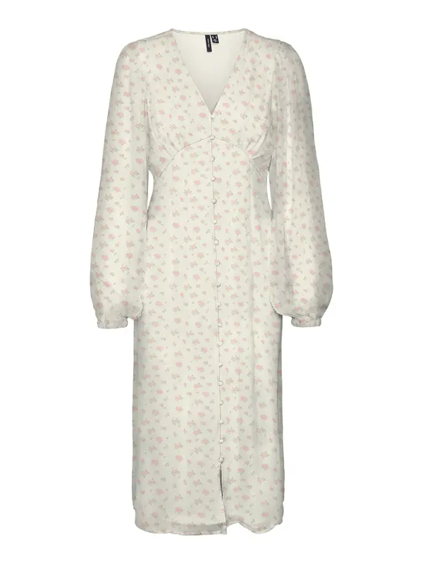 VERO MODA VERO MODA Obleka 'VMSMILLA'  pastelno zelena / roza / bela