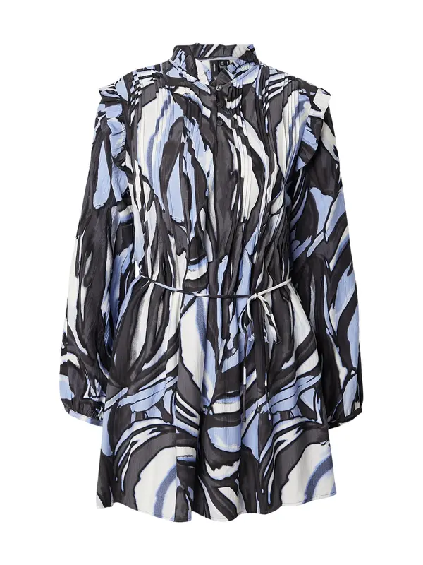 VERO MODA VERO MODA Obleka 'VMVERA VIOLET'  golobje modra / svetlo modra / bela