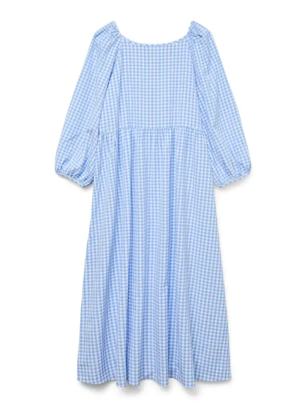 VERO MODA VERO MODA Obleka 'VMVICHY'  svetlo modra / bela