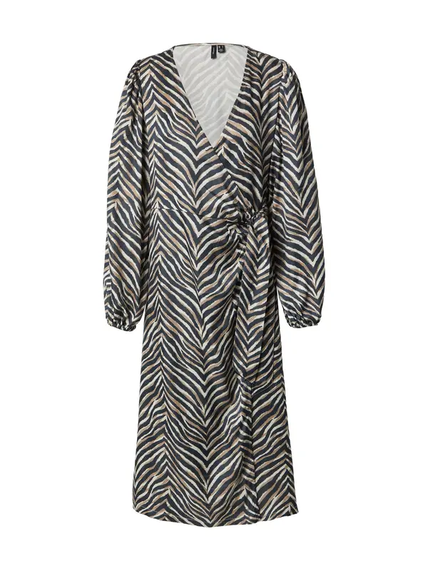 VERO MODA VERO MODA Obleka 'VMVina'  brokat / črna / bela