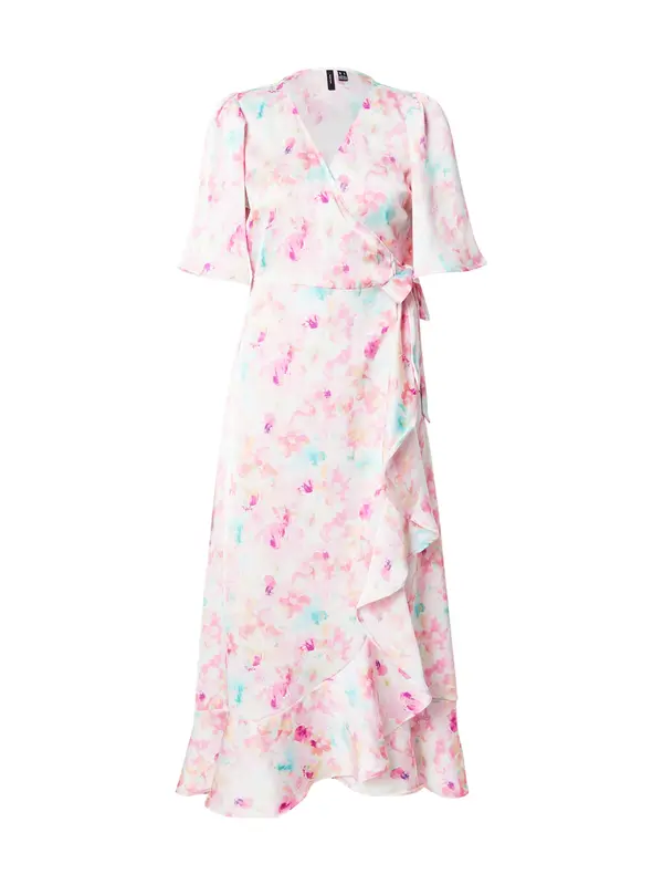 VERO MODA VERO MODA Obleka  voda / orhideja / roza / bela