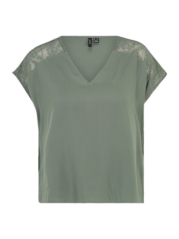 Vero Moda Petite Vero Moda Petite Bluza 'RUSK'  temno zelena