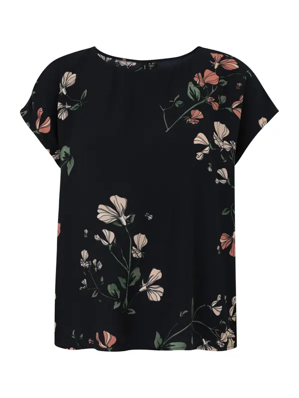 Vero Moda Petite Vero Moda Petite Bluza 'VMNEWHALLIE'  nočno modra / žad / staro roza