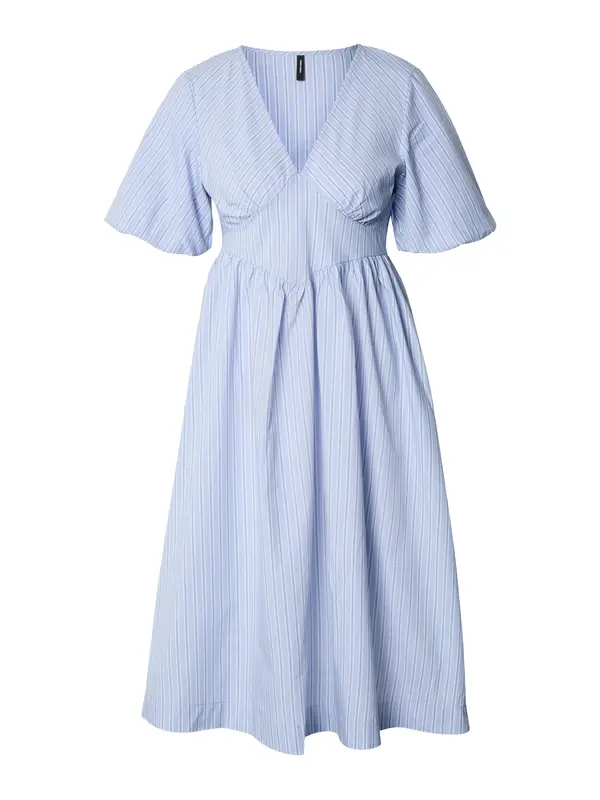 Vero Moda Petite Vero Moda Petite Obleka 'VMFRIBA'  golobje modra / svetlo modra