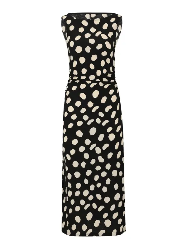 Vero Moda Petite Vero Moda Petite Obleka 'VMFRIGA'  črna / naravno bela