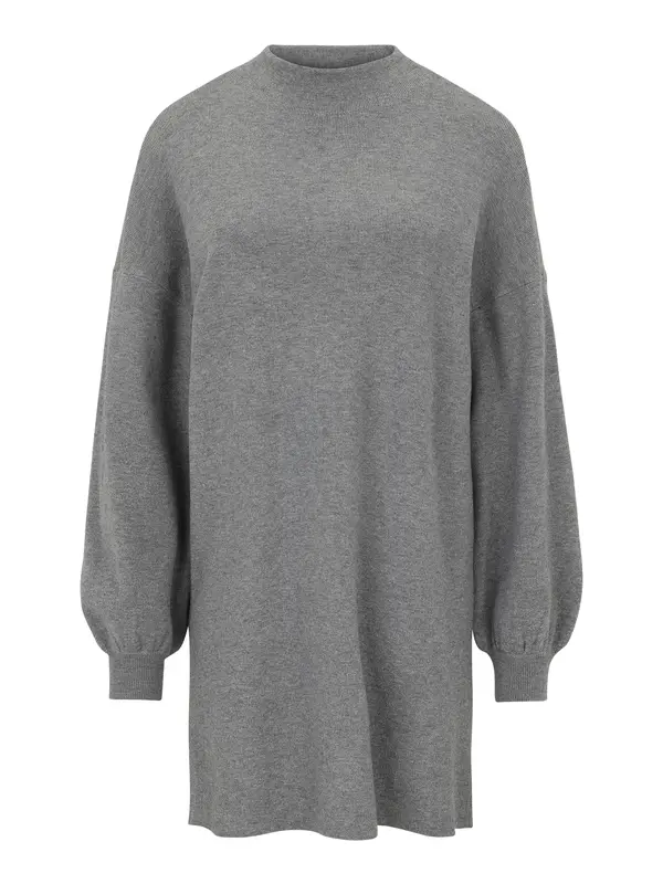 Vero Moda Petite Vero Moda Petite Pletena obleka 'VMNANCY'  pegasto siva