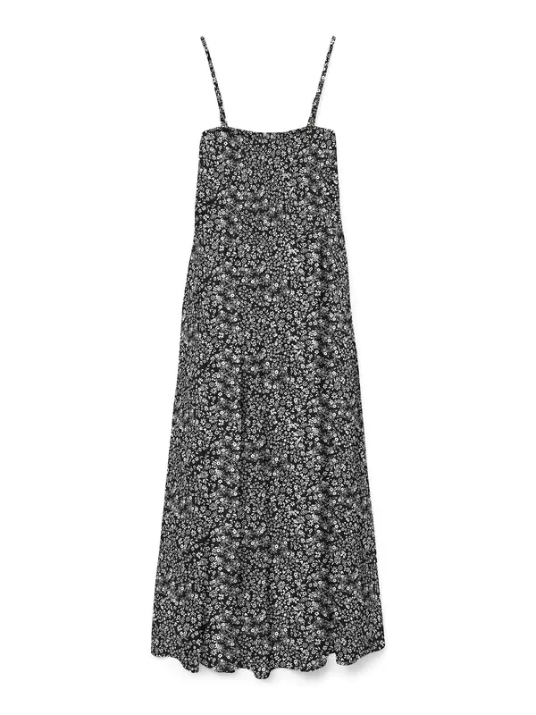 Vero Moda Petite Vero Moda Petite Poletna obleka 'VMEASY JOY'  črna / bela