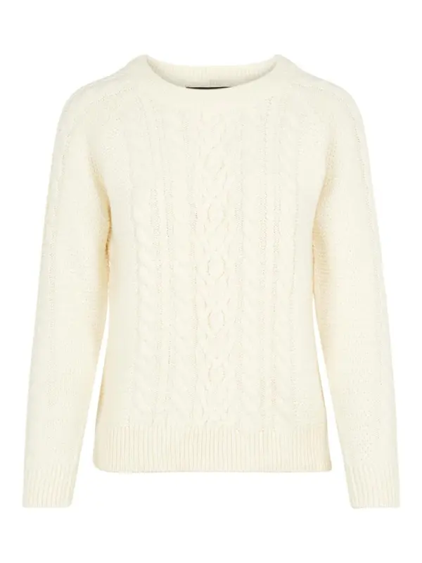 Vero Moda Petite Vero Moda Petite Pulover 'VMPRIYA'  naravno bela