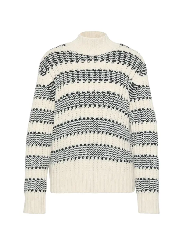 Vero Moda Petite Vero Moda Petite Pulover 'VMSKYE'  bež / črna