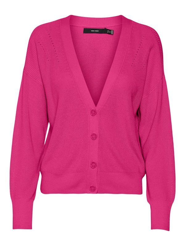 VERO MODA VERO MODA Pletena jopa 'NEW LEXSUN'  magenta