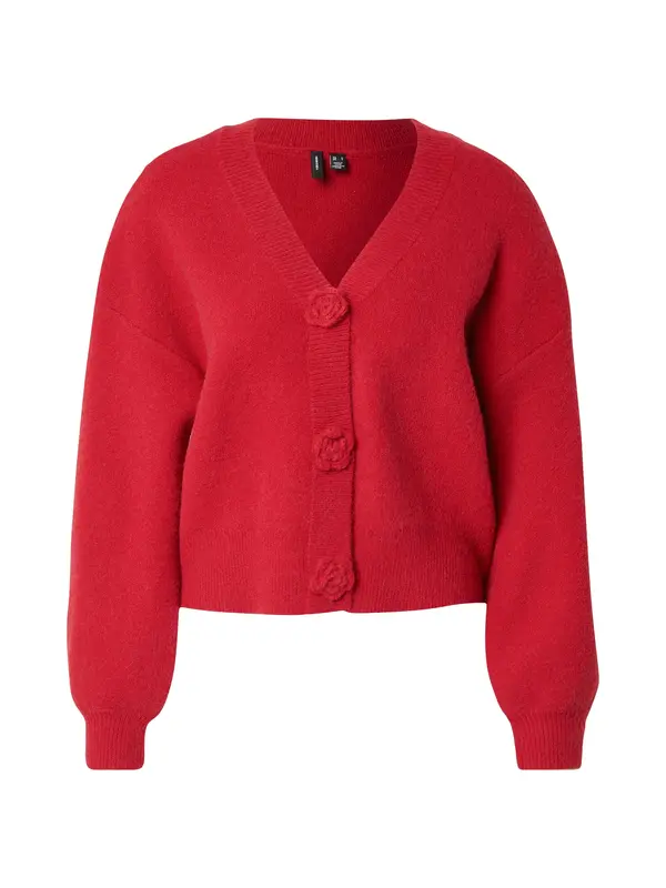 VERO MODA VERO MODA Pletena jopa 'VMCARRIE'  krvavo rdeča