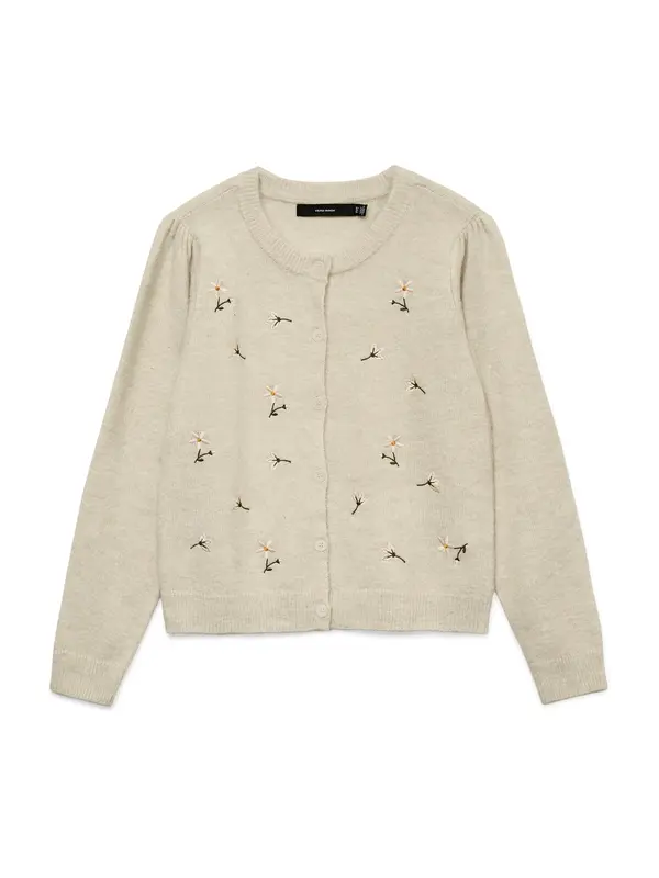 VERO MODA VERO MODA Pletena jopa 'VMFiorella'  bež / rumena / temno zelena / puder