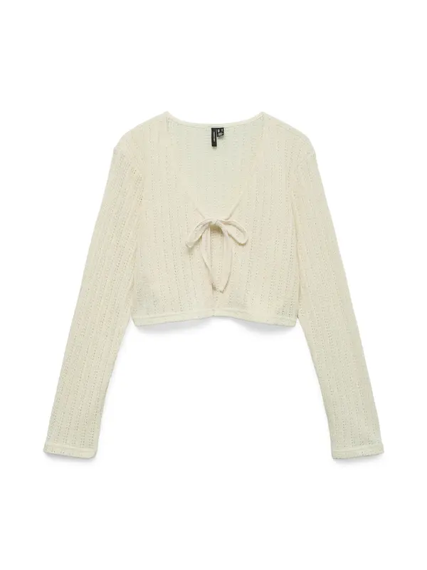 VERO MODA VERO MODA Pletena jopa 'VMFreja'  kremna