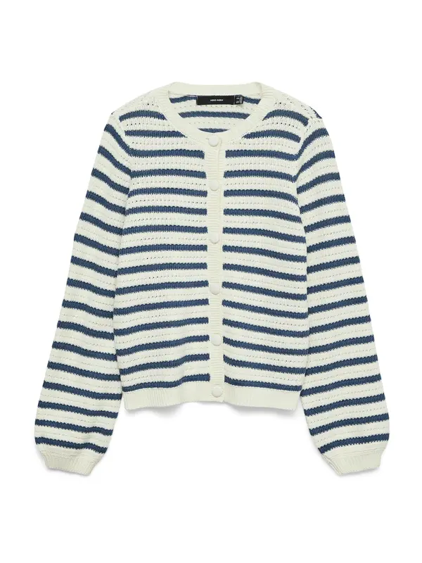 VERO MODA VERO MODA Pletena jopa 'VMGORGEOUS'  kremna / safir