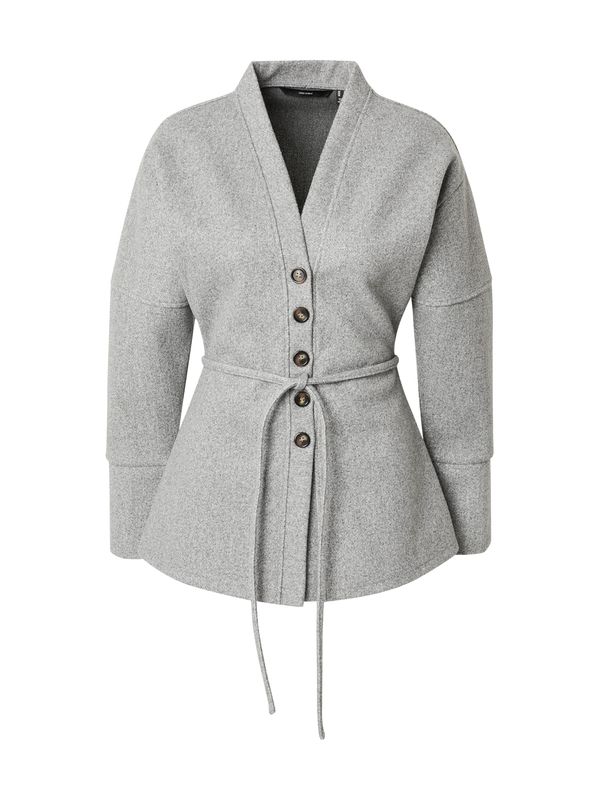 VERO MODA VERO MODA Pletena jopa 'VMKLEO'  pegasto siva