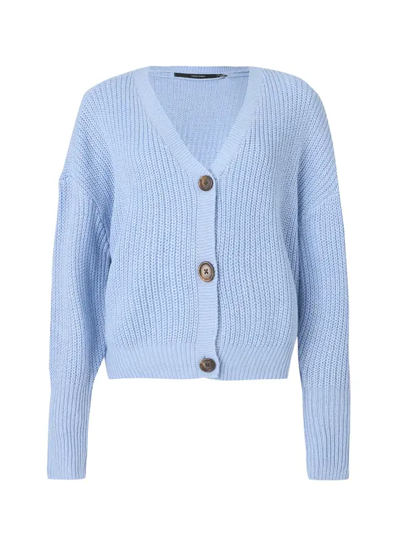 VERO MODA VERO MODA Pletena jopa 'VMLea'  svetlo modra / rjava