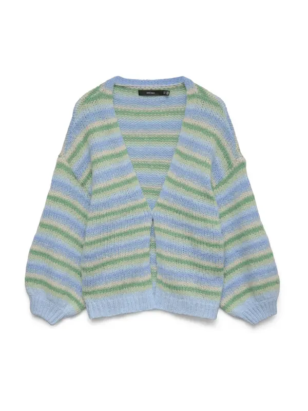 VERO MODA VERO MODA Pletena jopa 'VMMaybe'  bež / svetlo modra / zelena / svetlo zelena