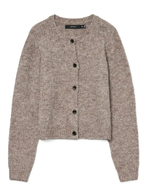 VERO MODA VERO MODA Pletena jopa 'VMNOVAH'  pikčasto rjava