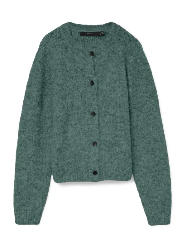 VERO MODA VERO MODA Pletena jopa 'VMNovah'  temno zelena