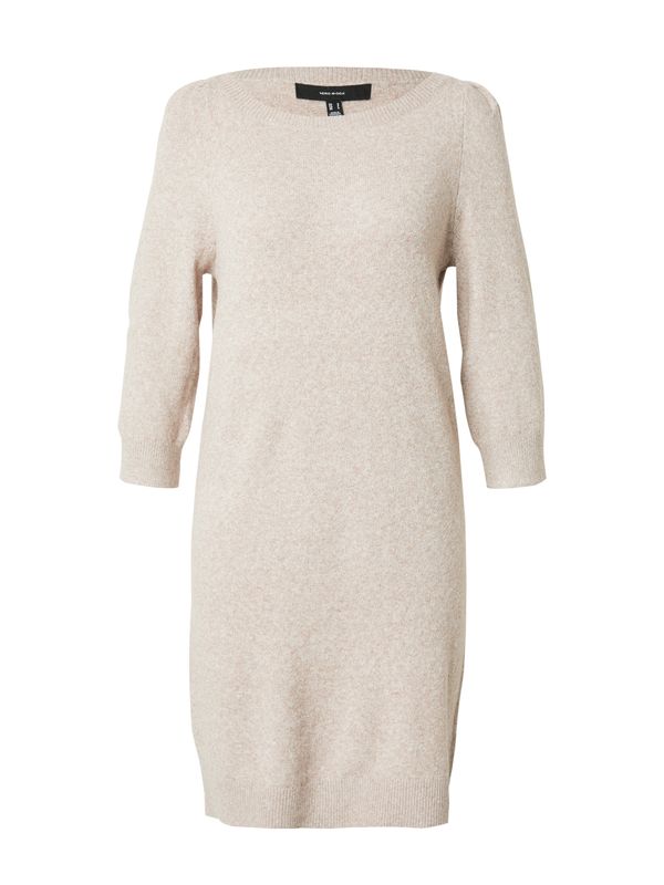 VERO MODA VERO MODA Pletena obleka 'VMDoffy'  svetlo rjava