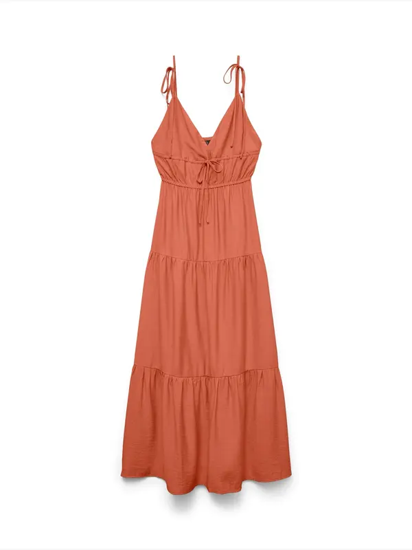 VERO MODA VERO MODA Poletna obleka 'VMATHENA'  oranžna