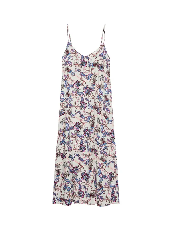 VERO MODA VERO MODA Poletna obleka 'VMCHERIE'  modra / rjava / roza / off-bela