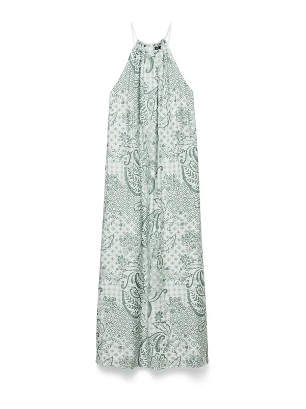 VERO MODA VERO MODA Poletna obleka 'VMCILLE HILDA'  trst / pastelno zelena