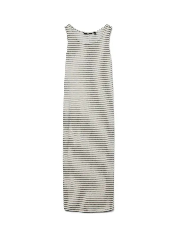 VERO MODA VERO MODA Poletna obleka 'VMGina'  ecru / pegasto siva
