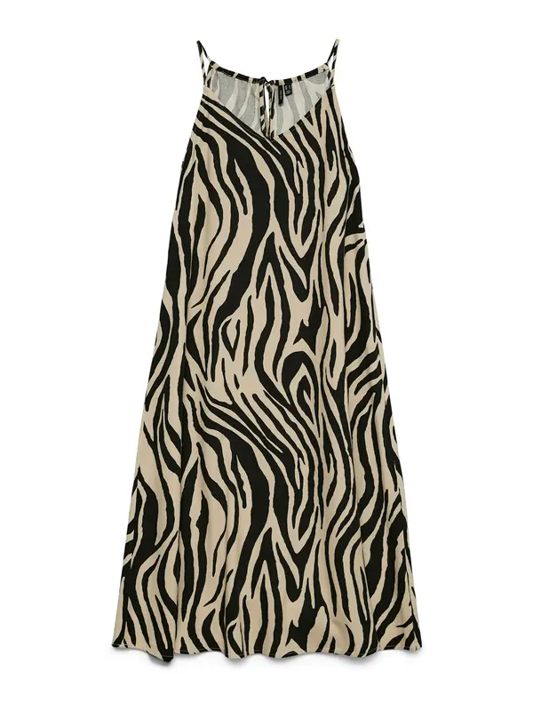 VERO MODA VERO MODA Poletna obleka 'VMJesmilo'  greige / črna
