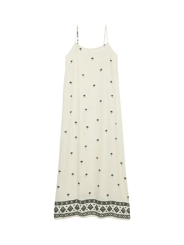 VERO MODA VERO MODA Poletna obleka 'VMKAI'  kit / črna