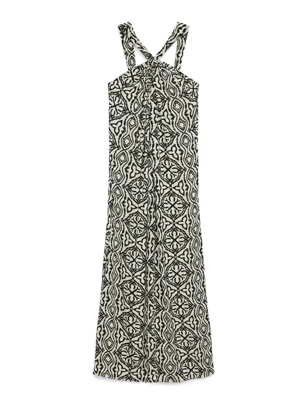 VERO MODA VERO MODA Poletna obleka 'VMMENNY'  slonovina / kit / črna