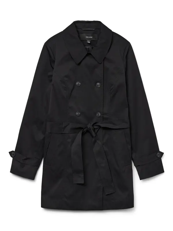 VERO MODA VERO MODA Prehoden plašč 'VMCHELSEA OLIVIA'  črna