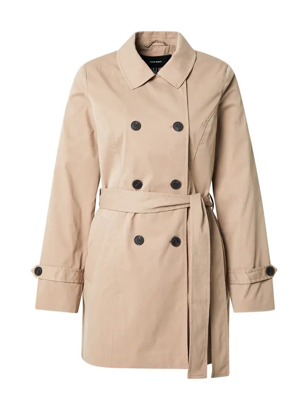 VERO MODA VERO MODA Prehoden plašč 'VMCHELSEA OLIVIA'  temno bež