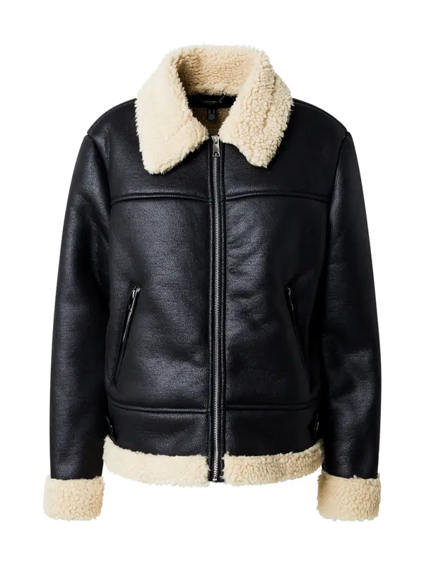 VERO MODA VERO MODA Prehodna jakna 'KAY'  kremna / črna