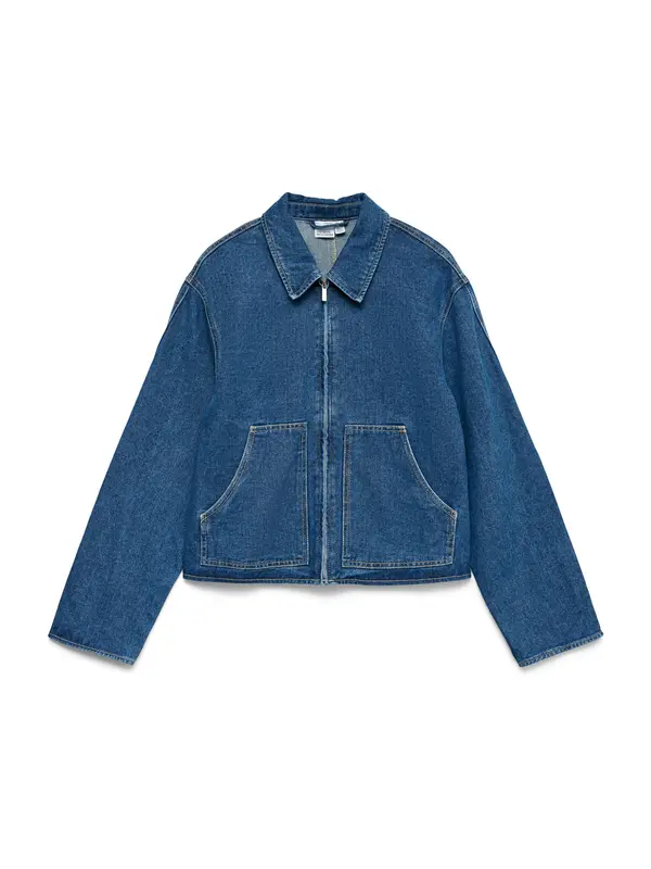 VERO MODA VERO MODA Prehodna jakna 'VMAURA'  moder denim