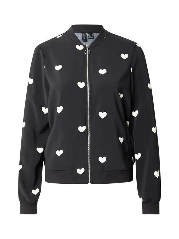 VERO MODA VERO MODA Prehodna jakna 'VMCOCO'  črna / bela