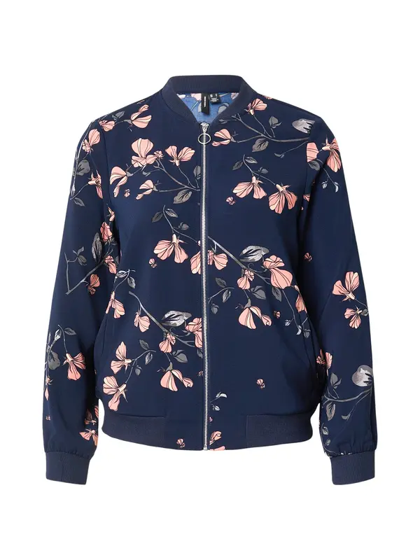 VERO MODA VERO MODA Prehodna jakna 'VMCoco'  marine / zelena / pitaja