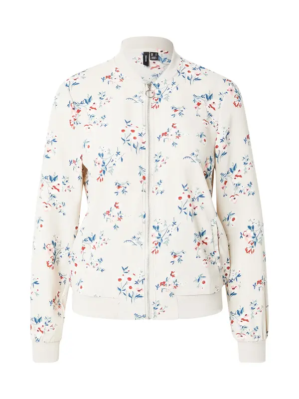 VERO MODA VERO MODA Prehodna jakna 'VMCoco'  modra / srebrno-siva / bela