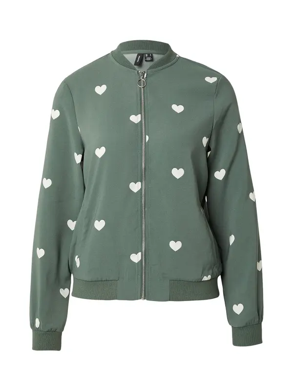 VERO MODA VERO MODA Prehodna jakna 'VMCoco'  žad / bela