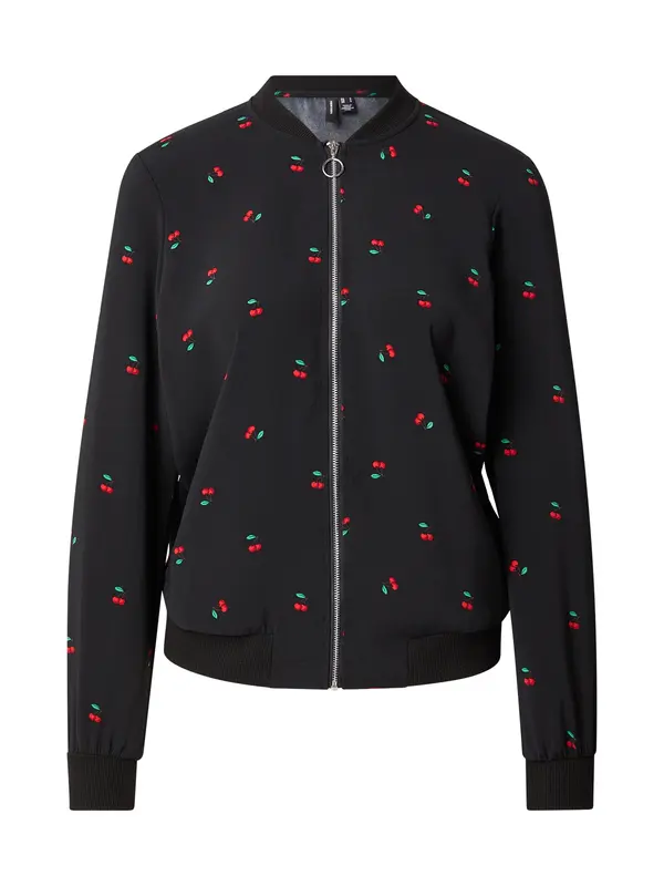 VERO MODA VERO MODA Prehodna jakna 'VMCOCO'  zelena / rdeča / črna