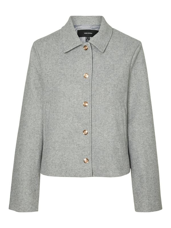 VERO MODA VERO MODA Prehodna jakna 'VMFORTUNESOFIA'  pegasto siva