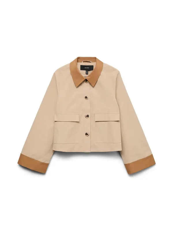 VERO MODA VERO MODA Prehodna jakna 'VMVIC'  kremna / sepija