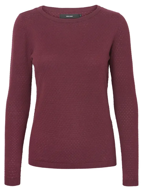VERO MODA VERO MODA Pulover 'Care'  rdeče vijolična