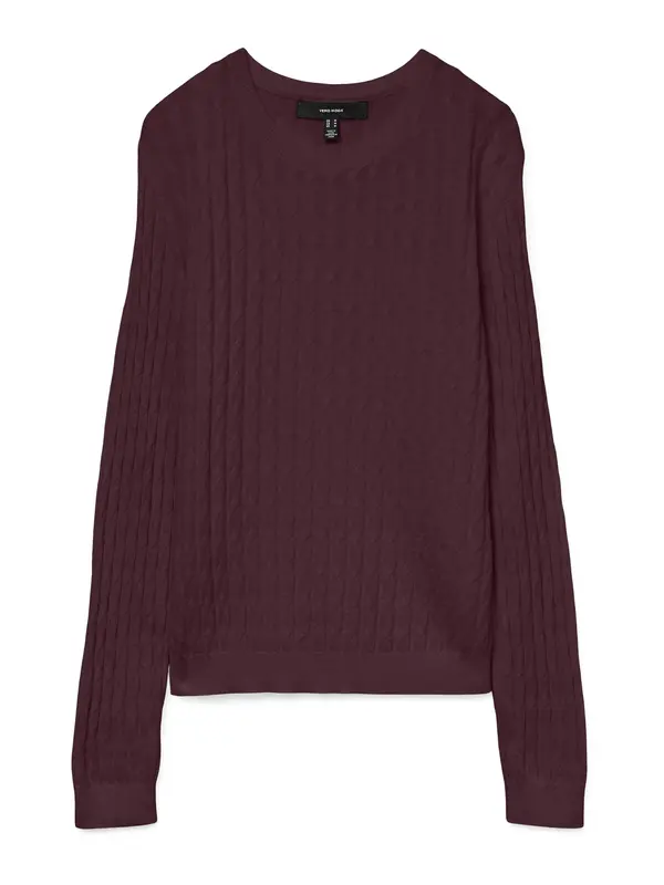 VERO MODA VERO MODA Pulover 'FLO'  vinsko rdeča