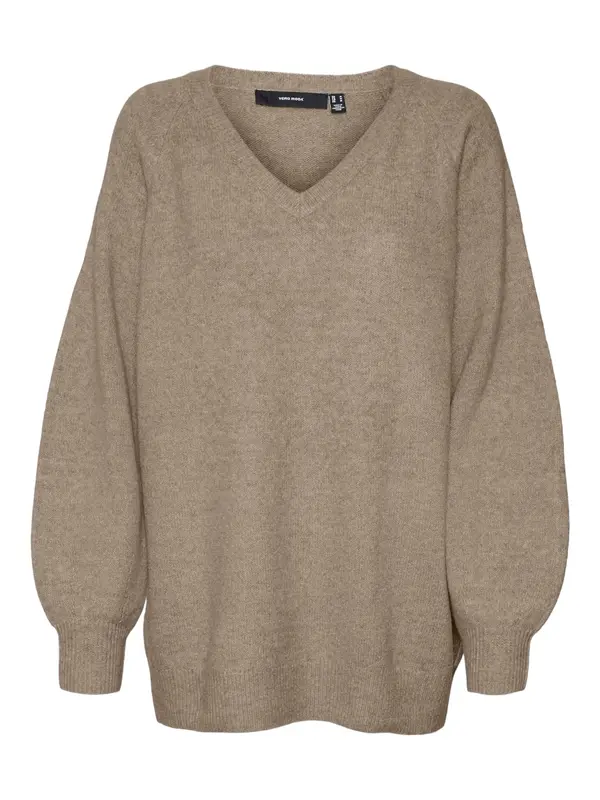 VERO MODA VERO MODA Pulover 'Leaf'  pesek