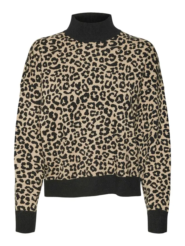 VERO MODA VERO MODA Pulover 'VMARIA'  bež / črna