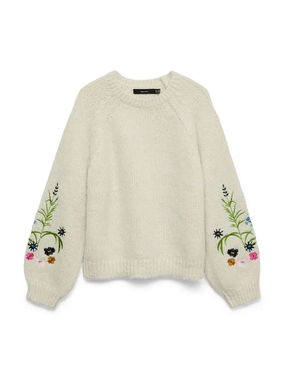 VERO MODA VERO MODA Pulover 'VMASTER'  bež / mornarska / zelena / roza