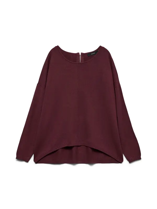 VERO MODA VERO MODA Pulover 'VMBreeze'  vinsko rdeča